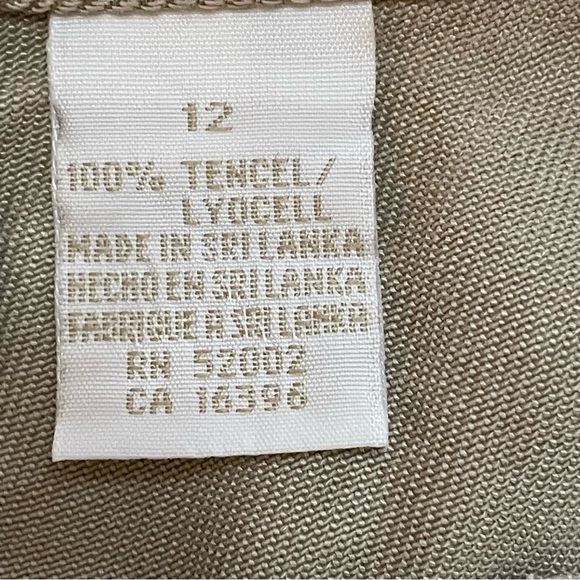 Liz Claiborne Tan Midi Skirt - Picture 5 of 5